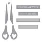 Preview: Spellbinders - Stanzschablone "Sharon's Scissors" Dies