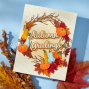 Preview: Spellbinders - Stanzschablone "Autumn Greetings Wreath" Dies