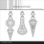 Preview: Simple and Basic - Stanzschablone "Christmas Ornaments" Dies
