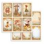 Preview: Stamperia - Designpapier "Whispering Woods" Maxi Paper Pack 8x8 Inch - 10 Bogen