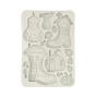 Preview: Stamperia - Gießform A5 "Boots and Pumpikin House" Soft Mould 