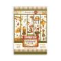 Preview: Stamperia - Washi Papier "Whispering Woods" Washi Pad 14,8x21cm - 8 Bogen