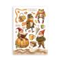 Preview: Stamperia - Washi Papier "Whispering Woods" Washi Pad 14,8x21cm - 8 Bogen