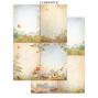 Preview: Stamperia - Papier, Aufkleber & Stanzteile "Whispering Woods" Junk Journal Backgrounds,Stickers,Cut-Outs