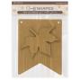 Preview: Stamperia - Holzteile "Blanks Leaf" MDF Crafty Shapes Blanks