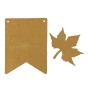 Preview: Stamperia - Holzteile "Blanks Leaf" MDF Crafty Shapes Blanks