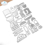 Preview: Elizabeth Craft Designs - Stanzschalone "Baking Accessories" Dies