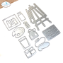 Preview: Elizabeth Craft Designs - Stanzschalone "Art Accessories" Dies