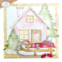 Preview: Elizabeth Craft Designs - Stanzschalone "Winter Scenery Accessories" Dies