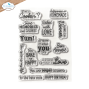 Preview: Elizabeth Craft Designs - Stempelset "In the Kitchen Sentiments" Clear Stamps