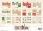 Preview: Studio Light - Weihnachtsdorf Bastelset "Christmas Village" Die Cut DIY Village - 12 Bogen
