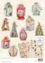 Preview: Studio Light - Papierlaternen "Sparkling Christmas" Die Cut Paper Laterns - 12 Bogen