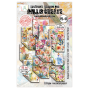 Preview: AALL and Create - Designpapier "Colour Me Floral" Paper Pack A5 - 10 Bogen