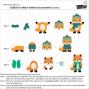Preview: Lawn Fawn - Stanzschablone "Build-A-Critter Winter Accessories" Dies