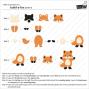Preview: Lawn Fawn - Stanzschablone "Build-A-Fox" Dies