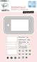 Preview: Creative Craft Lab - Studio Light - Stempelset & Stanzschablone "Smartphone" Clear Stamps & Dies