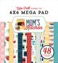 Preview: Echo Park - Designpapier "Mom's Kitchen" Cardmakers Mega Pad 6x6 Inch - 48 Bogen