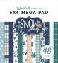 Preview: Echo Park - Designpapier "Snow Day" Cardmakers Mega Pad 6x6 Inch - 48 Bogen