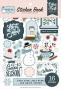 Preview: Echo Park - Aufkleber "Winter Fun" Sticker 