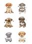 Preview: Reprint - Stanzteile "Animals" Cutouts A4 - 8 Bogen