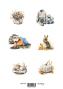 Preview: Reprint - Stanzteile "Birthday" Cutouts A4 - 8 Bogen