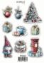 Preview: Reprint - Aufkleber "Deck the Halls" Sticker 10x21cm - 3 Bogen