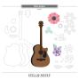 Preview: Spellbinders - Stanzschablone "Mini Guitar" Dies