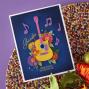 Preview: Spellbinders - Stanzschablone "Mini Guitar" Dies