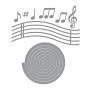 Preview: Spellbinders - Stanzschablone "Musical Notes & Stave Pop-Up" Dies