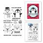 Preview: Spellbinders - Stempelset & Stanzschablone "Christmas Hugs" Clear Stamps & Dies by Simon Hurley