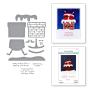 Preview: Spellbinders - Stempelset & Stanzschablone "Merry Mischief" Clear Stamps & Dies