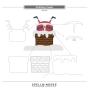 Preview: Spellbinders - Stempelset & Stanzschablone "Merry Mischief" Clear Stamps & Dies