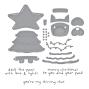 Preview: Spellbinders - Stempelset & Stanzschablone "Deck the Paws" Clear Stamps & Dies