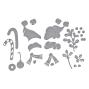 Preview: Spellbinders - Stanzschablone "Classic Mouse Christmas Embellishments" Dies