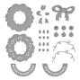 Preview: Spellbinders - Stanzschablone "Classic Mouse Holiday Wreath" Dies