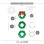 Preview: Spellbinders - Stanzschablone "Classic Mouse Holiday Wreath" Dies