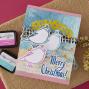 Preview: Spellbinders - Buchdrucktechnik "Merry, Merry, Merry Bird" BetterPress Plate & Dies
