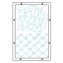 Preview: Sizzix - Schablone & Stempelset "Stitches" Stencil & Clear Stamps by Mark Montano