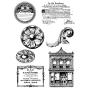 Preview: Sizzix - Schablone & Stempelset "Build It" Stencil & Clear Stamps by Mark Montano