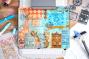 Preview: Sizzix - Schablone & Stempelset "Build It" Stencil & Clear Stamps by Mark Montano