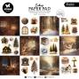 Preview: Studio Light - Designpapier "Hot Cocoa" Collage Paper Pad 8x8 Inch - 24 Bogen