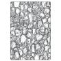 Preview: Sizzix - 3D Prägefolder "Cobblestone" Embossing Folder Design by Tim Holtz