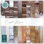 Preview: Craft Consortium - Designpapier "Frosted Wood" Paper Pad 6x6 Inch - 40 Bogen