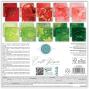Preview: Craft Consortium - Designpapier "Ink Drops Festive" Paper Pad 6x6 Inch - 40 Bogen