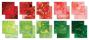 Preview: Craft Consortium - Designpapier "Ink Drops Festive" Paper Pad 6x6 Inch - 40 Bogen
