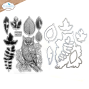Preview: Elizabeth Craft Designs - Stempel & Stanzeschablone "Golden Season" Stamp & Dies