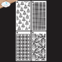 Preview: Elizabeth Craft Designs - Schablone "Journal 9" Stencil