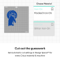 Preview: Cricut - Flocked Iron-On "Blue" Transferfolie Rolle
