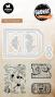 Preview: Studio Light - Stempel & Stanzschablone "Tag & Tickets" Stamp & Dies Grunge