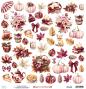 Preview: Mintay Papers - Papier Elemente "Rust & Roses" Paper Elements 12x12 Inch